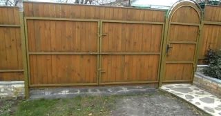 Купить распашные ворота деревянные Кирово-Чепецк, цена от 2719 руб.